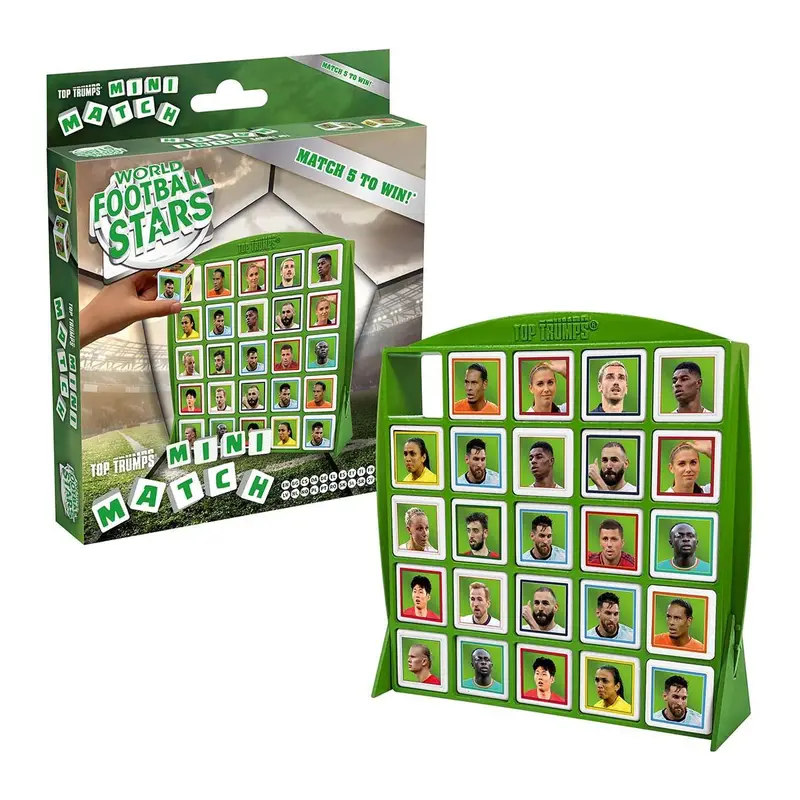 Top Trumps World Football Stars Green Mini Match Card Game 1