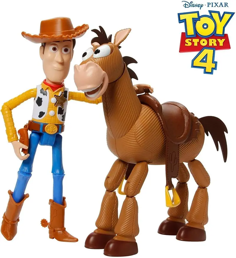 Toy Story 4 Woody & Bullseye Collectible Set – Premium Disney Character Figures 1