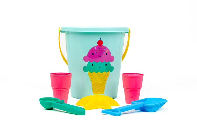 Toysmith 6-Piece Ice Cream-Themed Sand Play Set 1