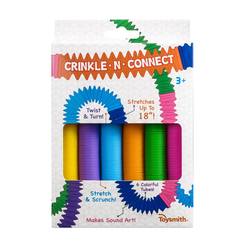 Toysmith Crinkle N Connect – Sensory Learning Activity Toy 1
