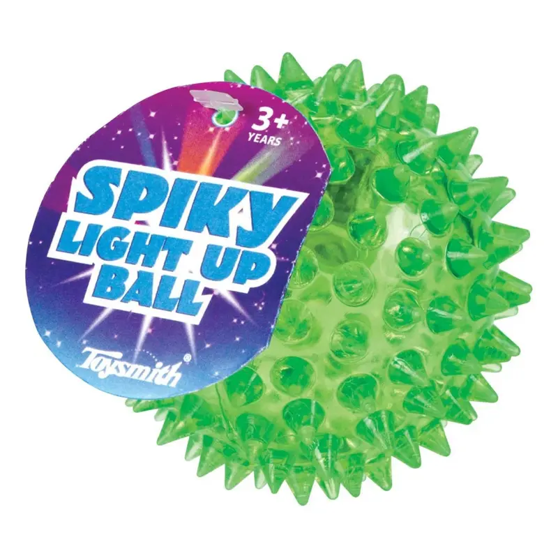 Toysmith Flashing Spiky Ball For Sensory & Motor Skills 1