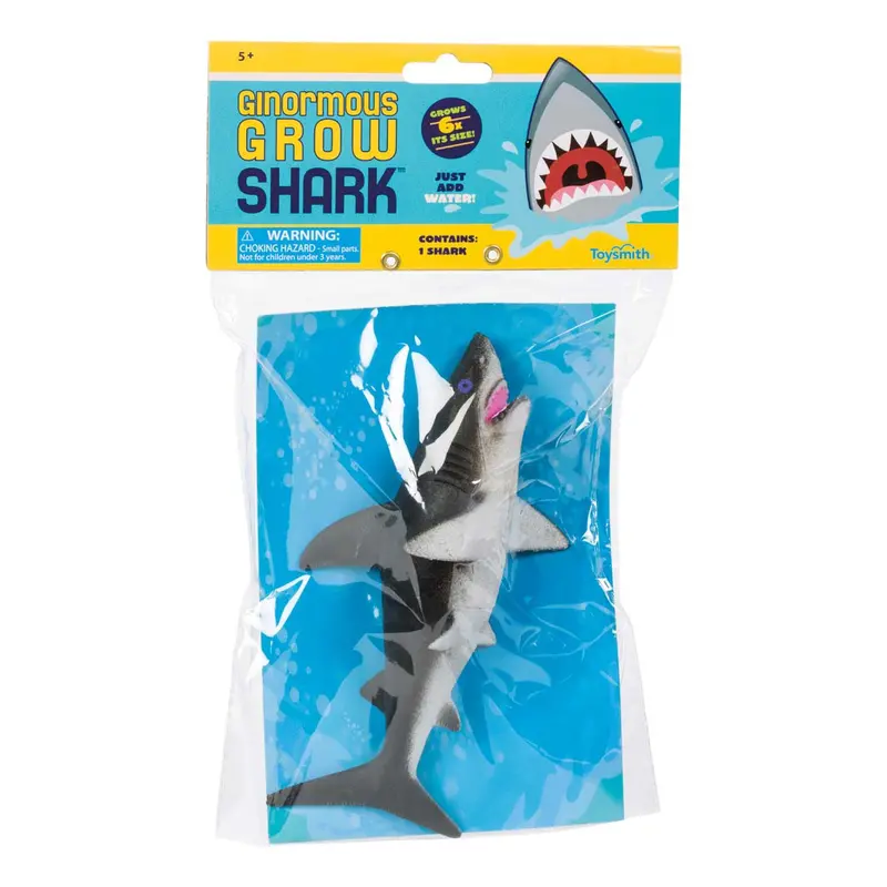 Toysmith Ginormous Shark Grow Toy 1