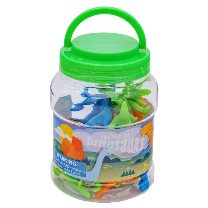 Toysmith Jar Full Of Dinosaurs – Surprise Dino Collection Toy 1