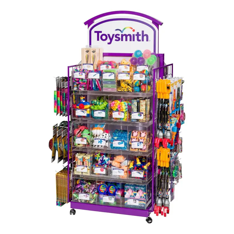 Toysmith Joy 360 Rotating Toy Tower Display 1