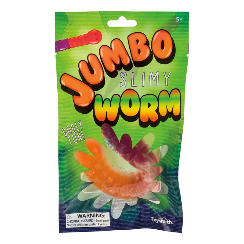 Toysmith Jumbo Glow-In-The-Dark Slime Worm 1