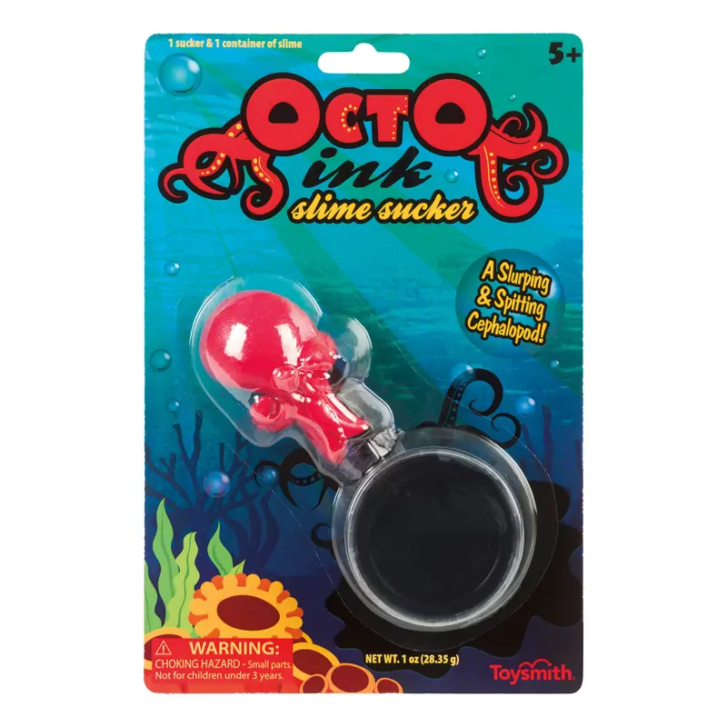 Toysmith Octo Ink Slime Sucker – Squishy Sensory Toy 1