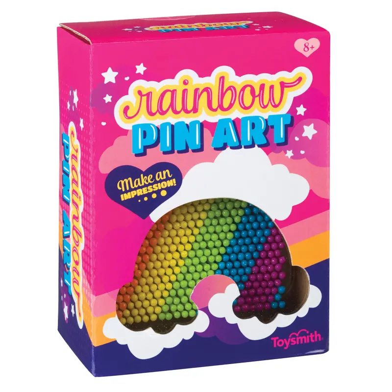 Toysmith Rainbow Pin Art Board – Creative Pressure-Sensitive Display 1