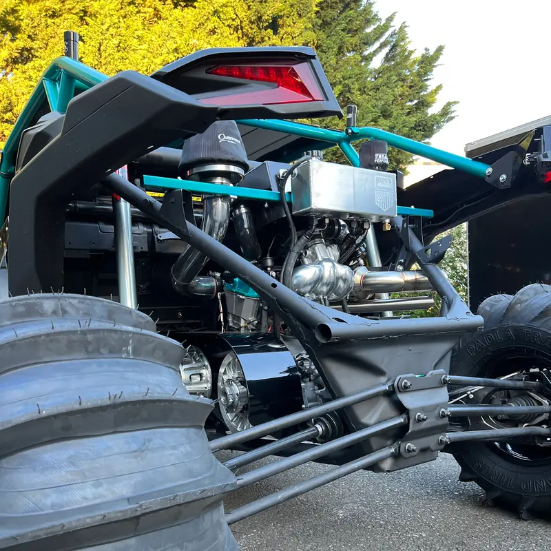 Treal Performance Coolant Reservoir & Oil Catch Can Combo For 2017–2025 Can-Am Maverick X3 1