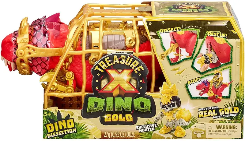 Treasure X Dino Gold Dissection – Excavation & Reveal Dinosaur Toy 1