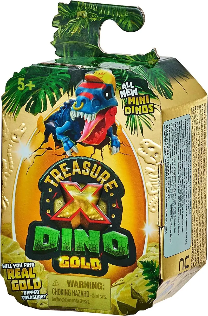Treasure X Dino Gold Mini Collectible Set – Surprise Dinosaur Figures 1