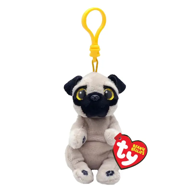 Ty Beanie Babies Bellies Izzy The Dog Clip – 10 Cm Soft Charm 1