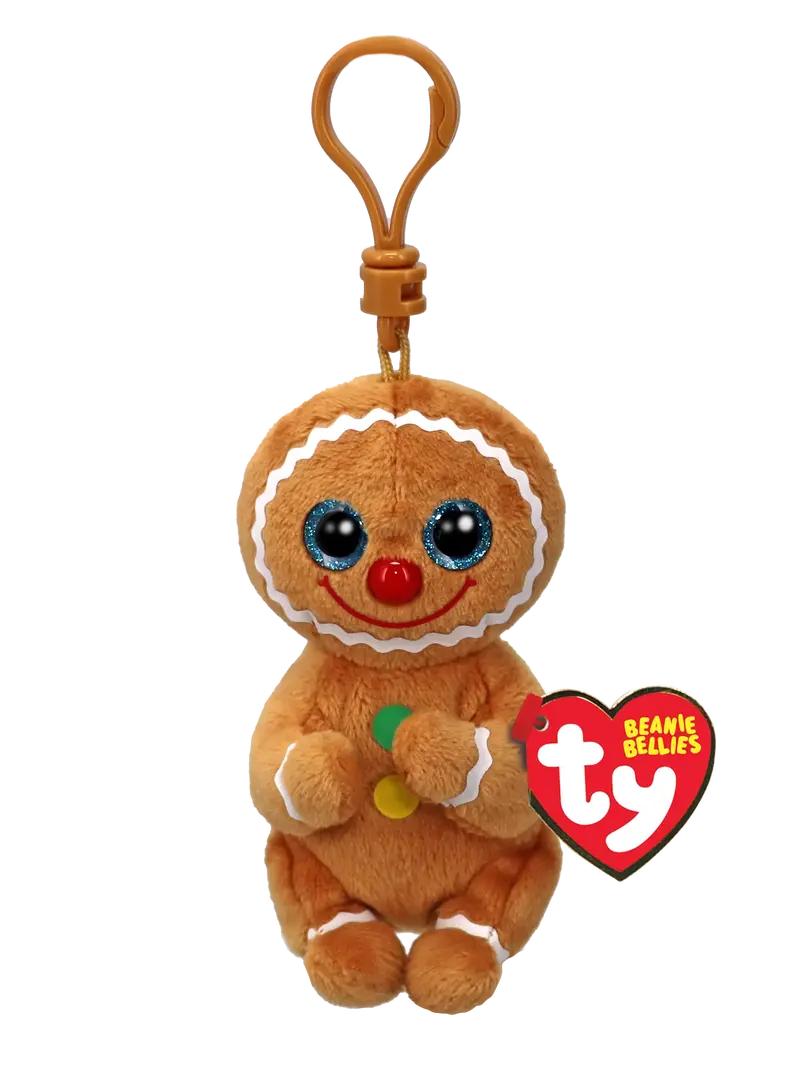 Ty Beanie Boo Cookie The Gingerbread Clip – Festive Mini Plush 1