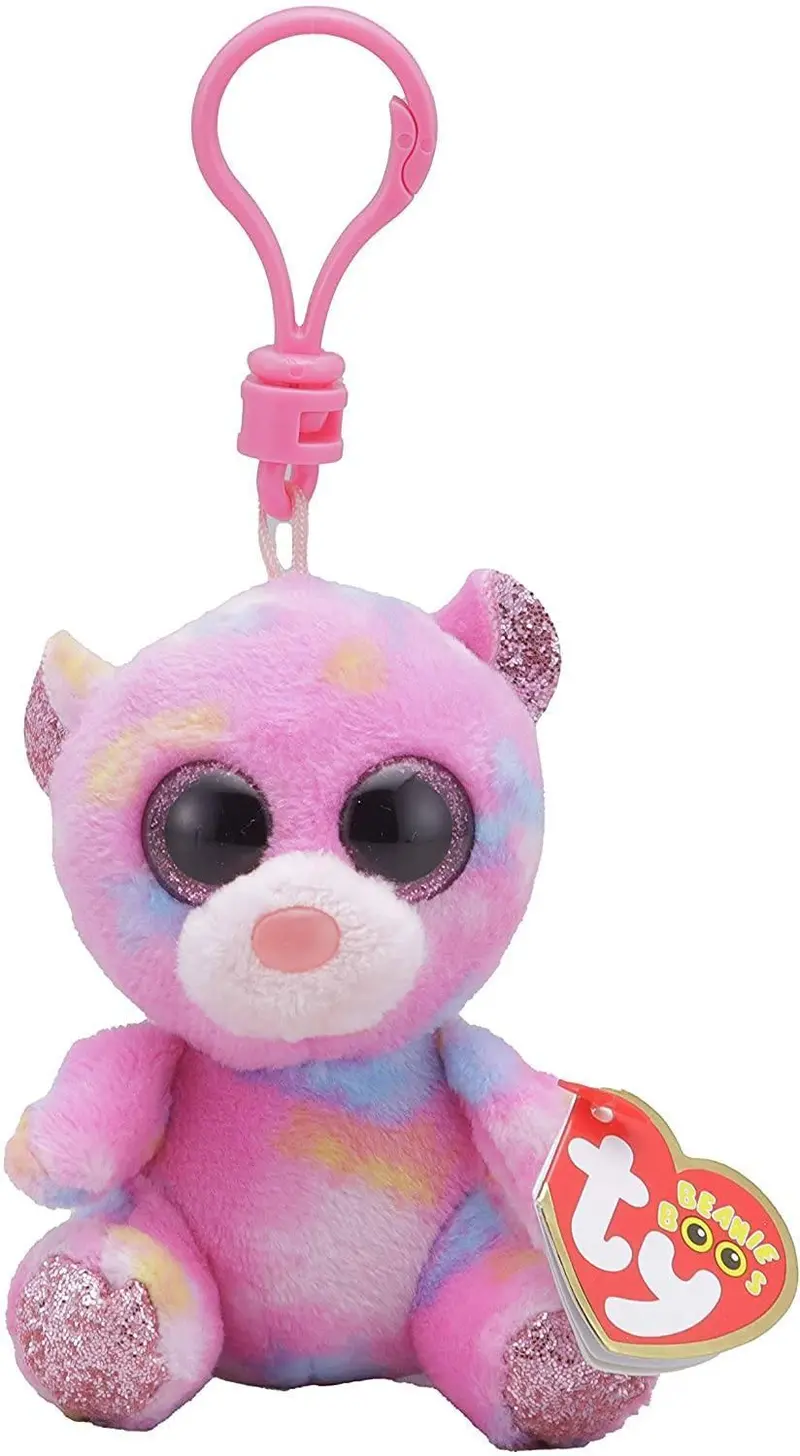 Ty Beanie Boo Franky The Pink Keyring Plush – Compact Collectible 1