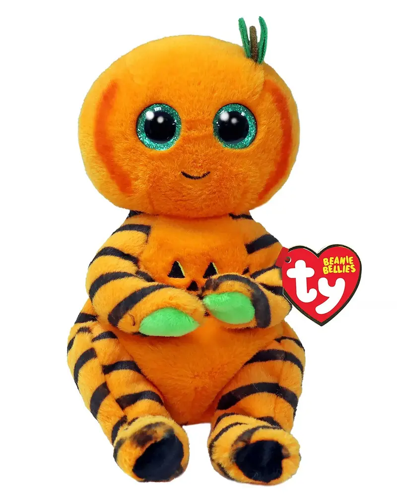 Ty Beanie Boo Halloween Trickster Pumpkin – 15 Cm Festive Plush 1