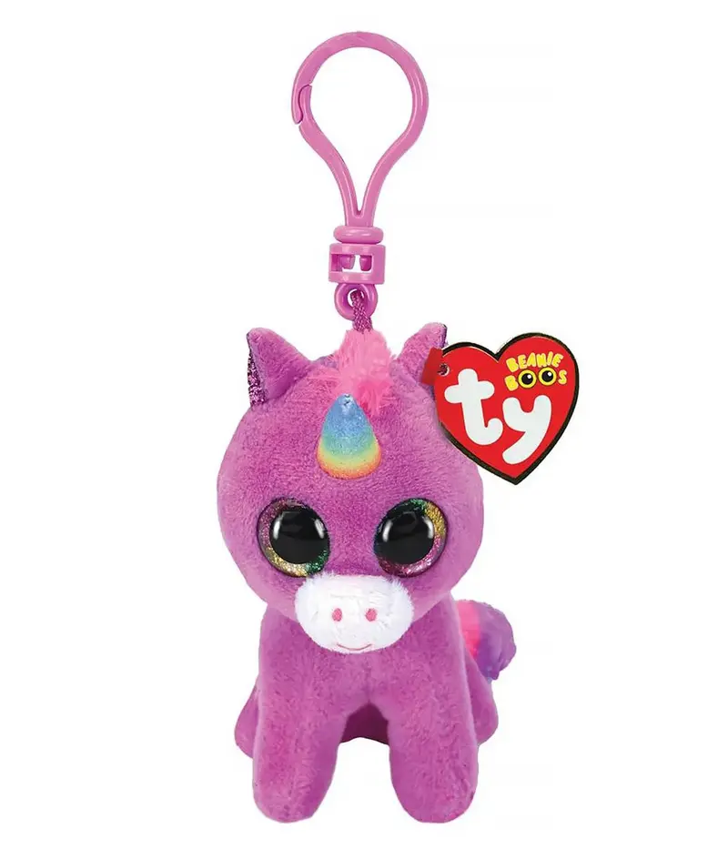 Ty Beanie Boo Rosette The Unicorn Clip – 7 Cm Mini Plush Accessory 1
