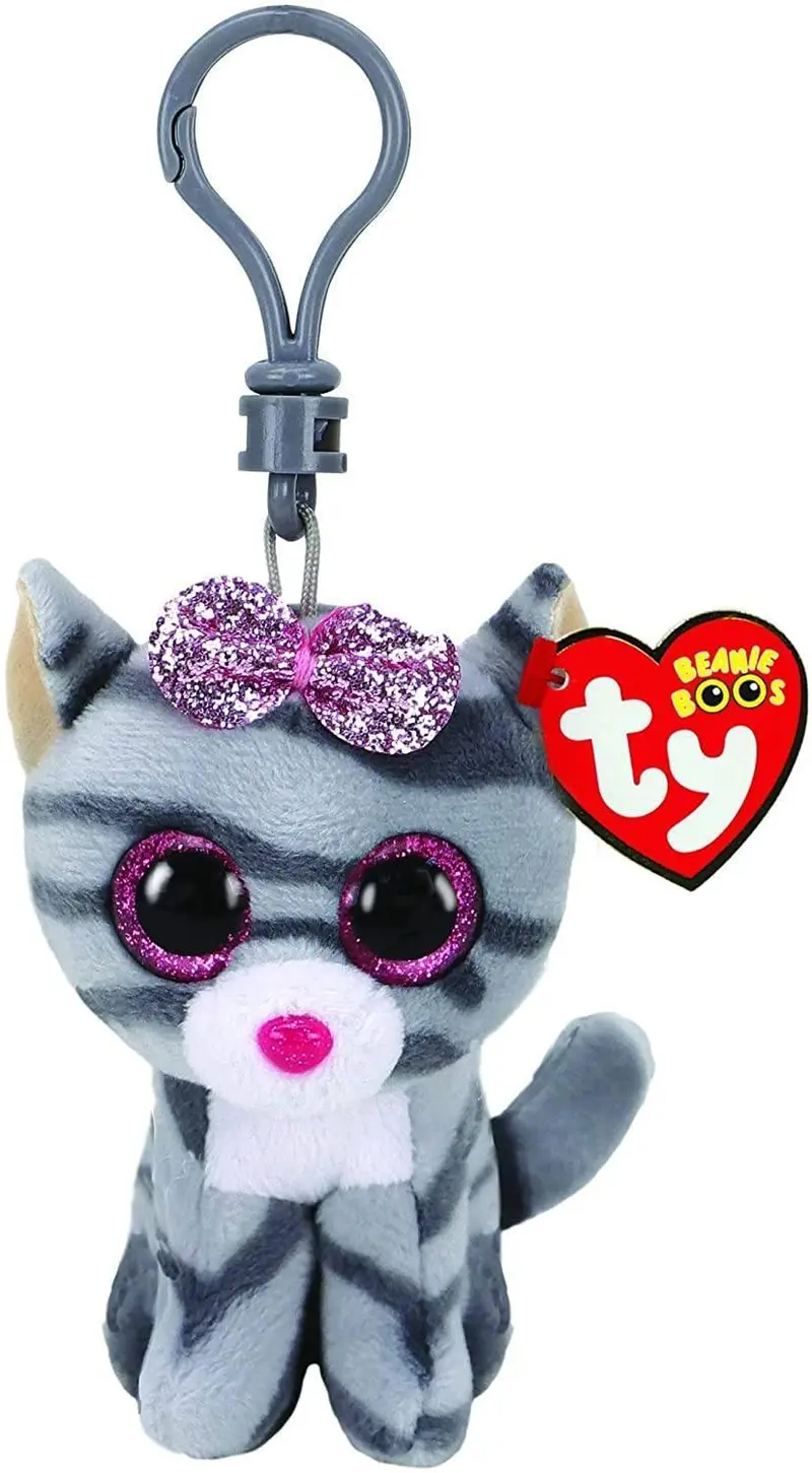 Ty Beanie Boos Clip-On Kiki Cat – 7 Cm Mini Plush 1