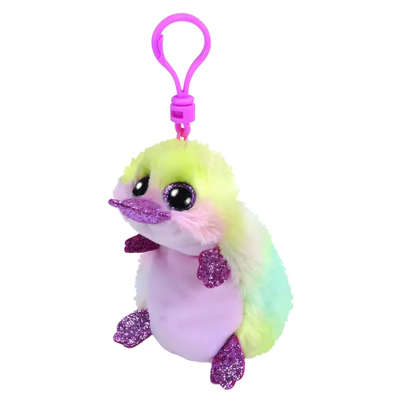 Ty Beanie Boos Petunia Keychain Plush – Cute Mini Stuffed Charm 1