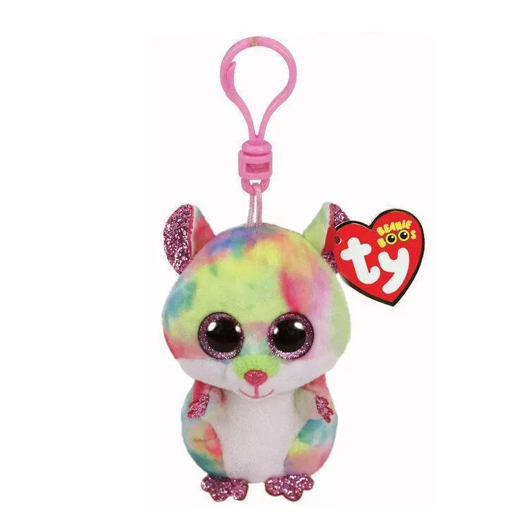 Ty Beanie Boos Rodney The Hamster Keyring – Mini Plush Charm 1