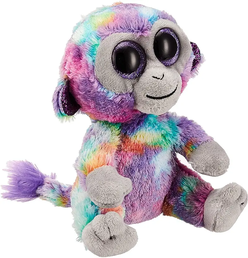 Ty Beanie Boos Zuri The Monkey Plush – 15 Cm Soft Stuffed Animal 1