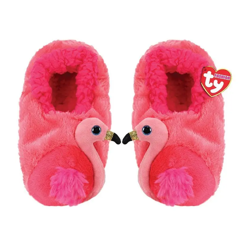 Ty Fashion Gilda Flamingo Slippers – Kids' Size 36–38 1