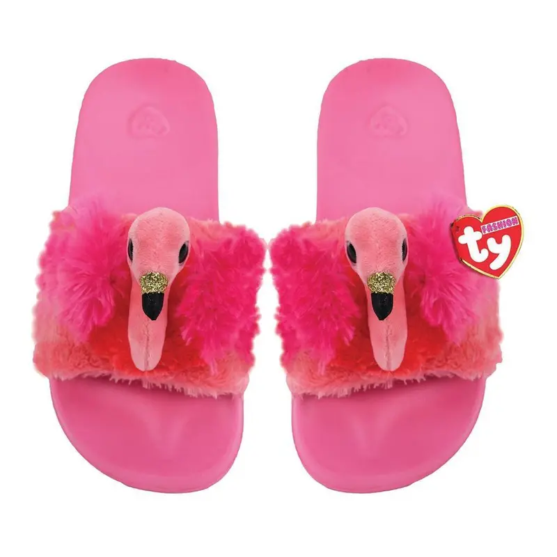 Ty Gilda Flamingo Slide Slippers – Vibrant Fashion Slides (Eu 36–38) 1