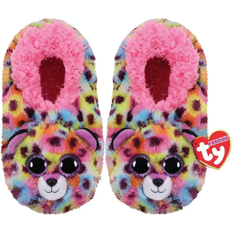 Ty Giselle Leopard Fashion Slippers – Stylish Home Slides (Eu 32–34) 1