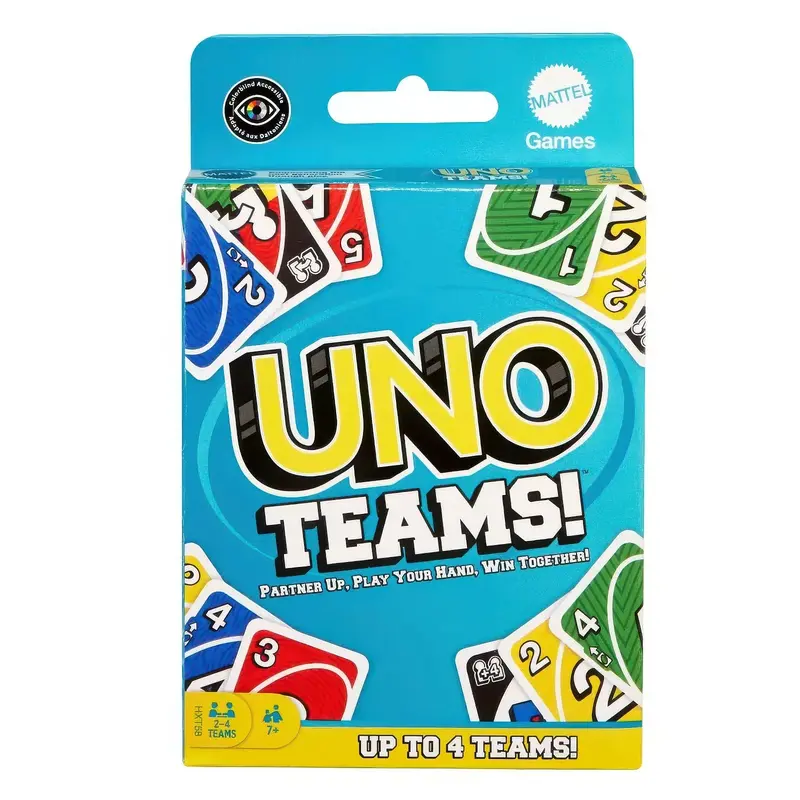 Uno Teams Edition Card Game For Kids And Adults 1