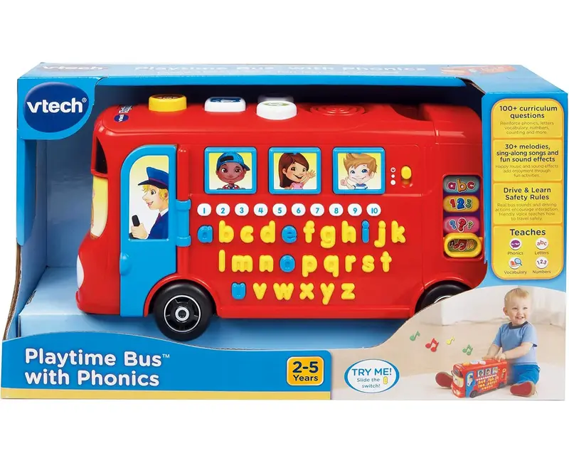 Vtech Playtime Learning Bus – Interactive Phonics Toy 1