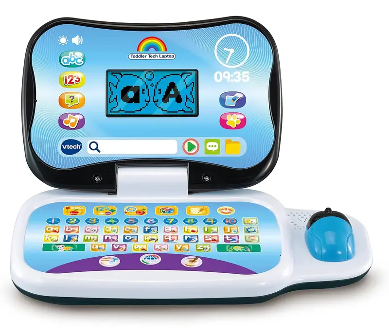 Vtech Toddler Tech Laptop – Blue Interactive Learning Device 1