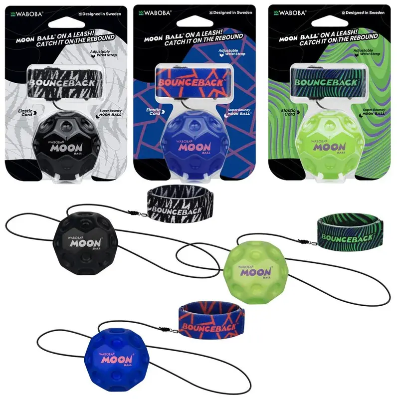 Waboba Moon Ball – Solid Bounceback Design (Single Unit, Assorted Colors) 1