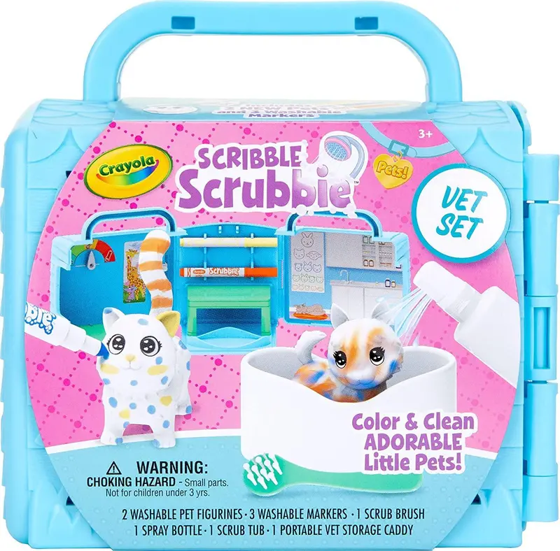 Washimals Vet Clinic Playset – Crayola Interactive Animal Care Toy 1