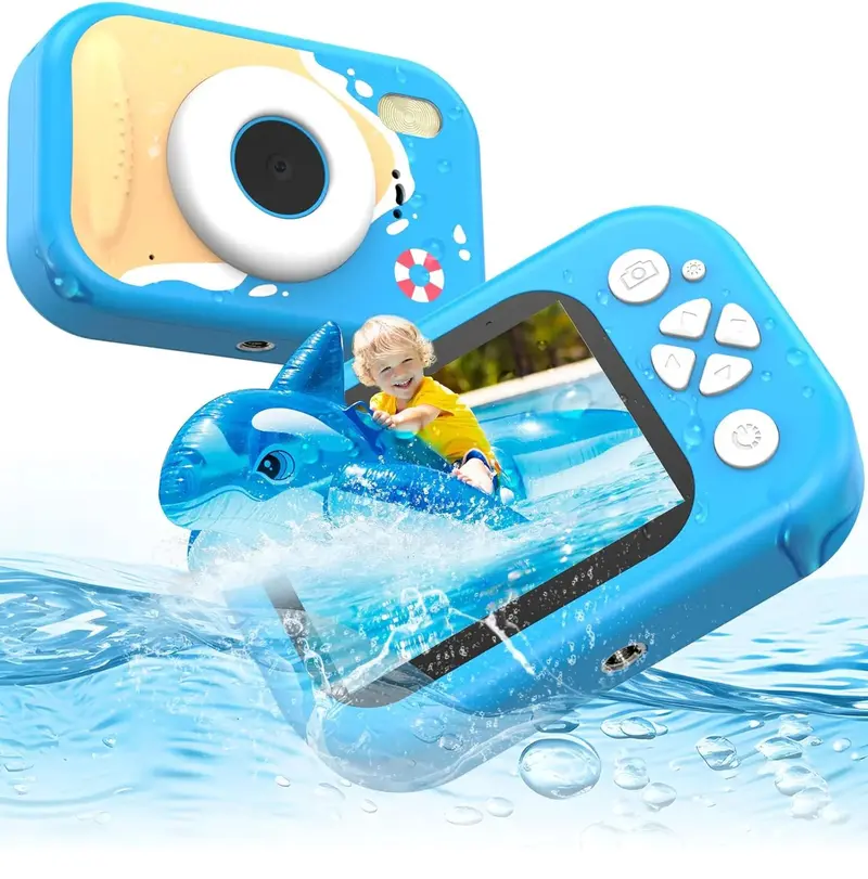 Waterproof Digital Camera For Underwater Use – Blue 1