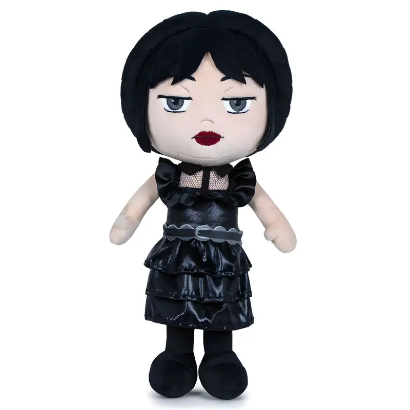Wednesday Addams Plush Doll – 32 Cm Cuddly Figure 1