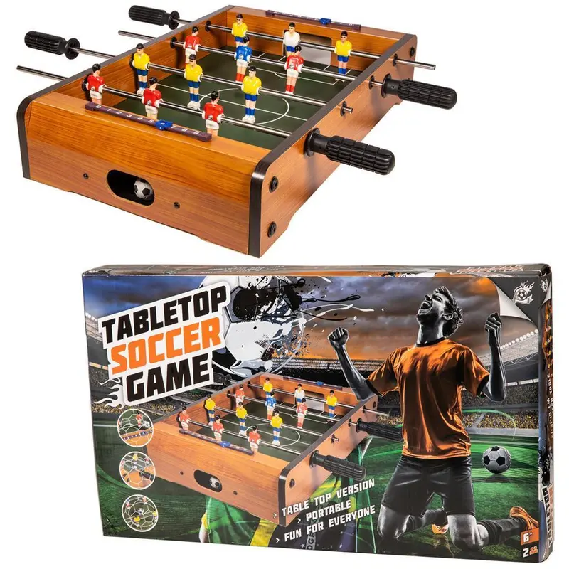 Wooden Tabletop Soccer Arcade Game 1