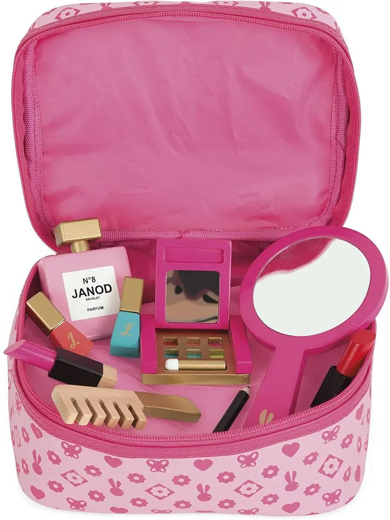 Wooden Vanity Case For Kids – Janod Little Miss Dress-Up Accessory 1