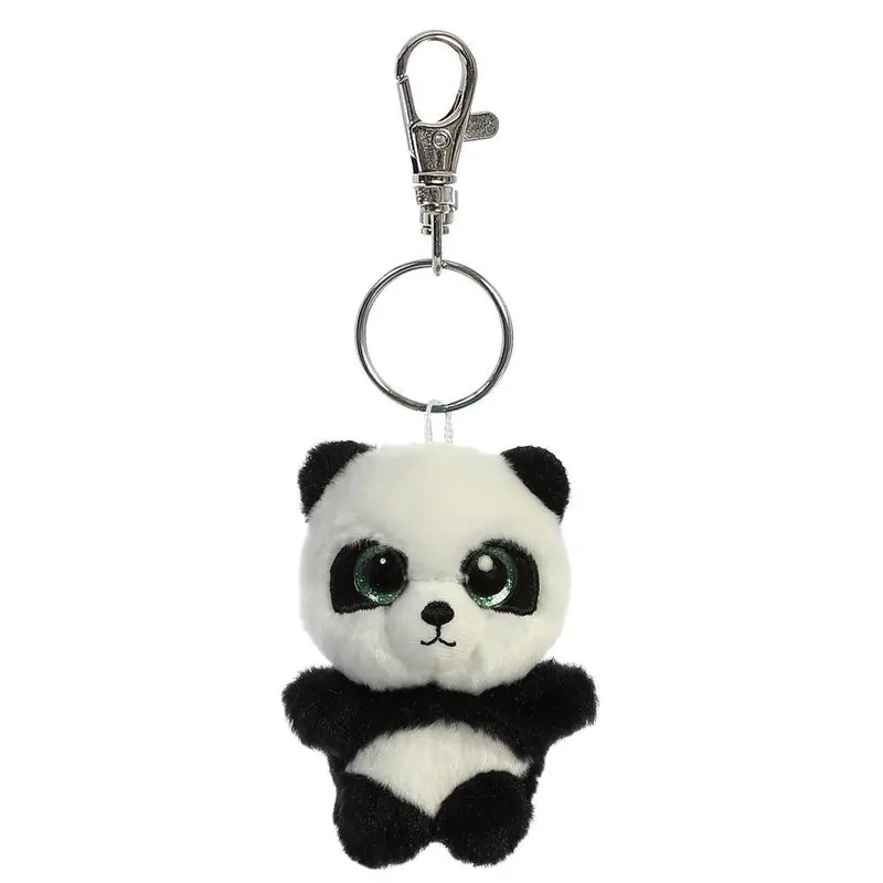 Yoohoo Ring Ring Panda Keychain Plush – Compact 12 Cm Toy 1