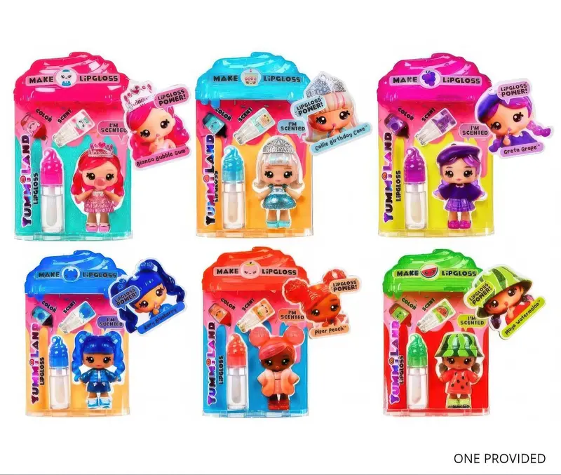 Yummiland Lip Gloss Doll Series 2 With Mystery Chase Variant – Assorted Styles 1