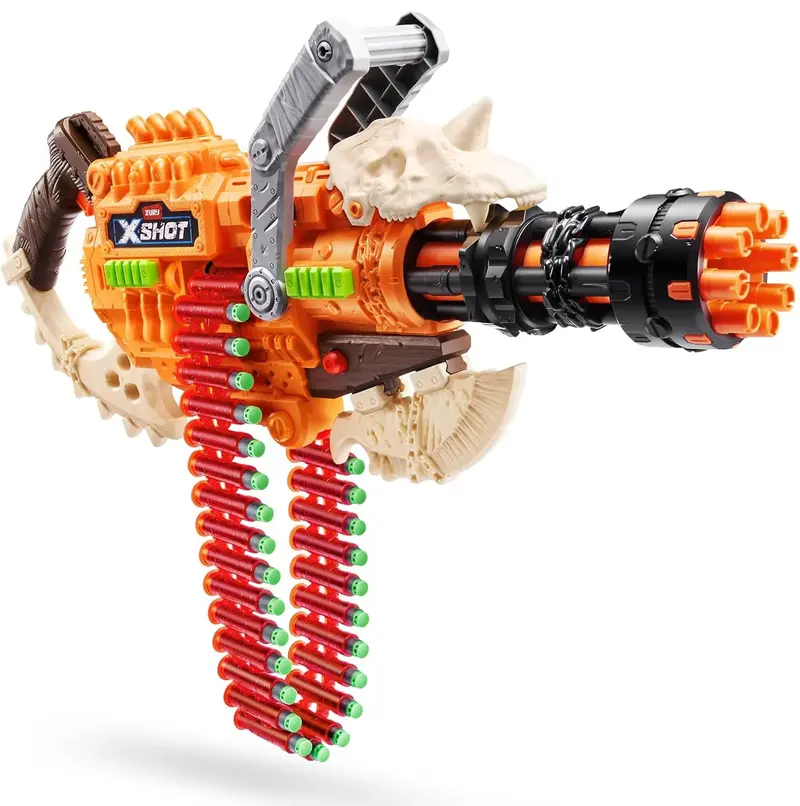 Zuru X-Shot Insanity Horrorfire Dread Hammer – 48-Dart Foam Projectile Set 1