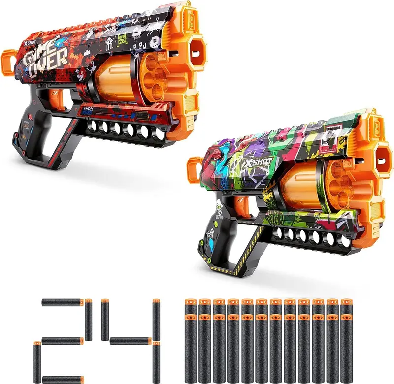 Zuru X-Shot Skins Griefer Foam Dart Blaster – Themed Launching Toy 1