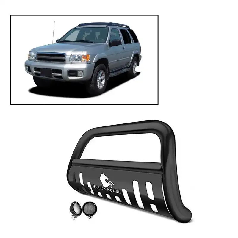 Black Horse Off Road Bb110009A-Sp-Plfb Steel Skid Plate For Underbody Protection 1