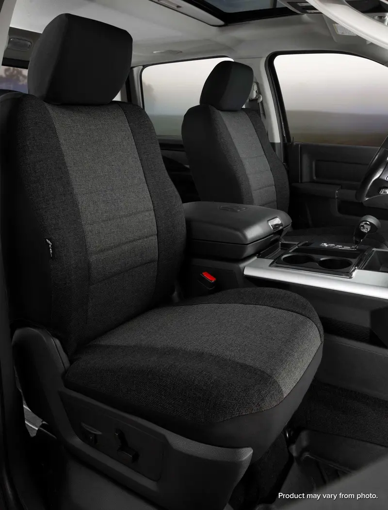 Fia Oe30 Series Charcoal Tweed Front Seat Covers – Custom Fit 1