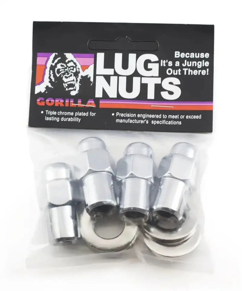 Gorilla 73187Crb Cragar Mag Wheel Lug Nut – 1/2"-20 Thread, Chrome Finish 1