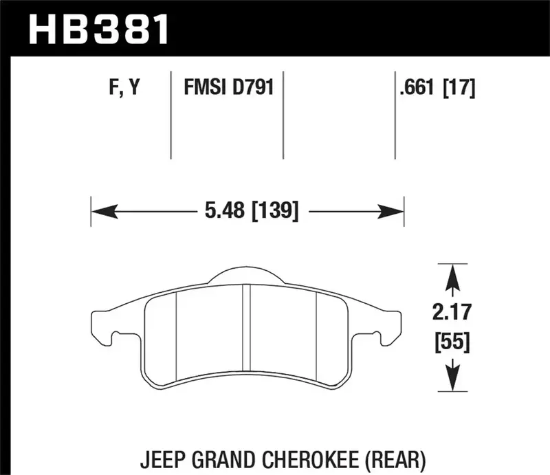 Hawk Performance Lts Front Disc Brake Pads – 0.661" Thickness For High-Performance Stopping 1
