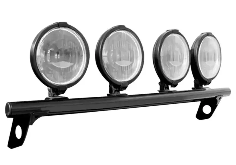 N-Fab H044Lb L.M.S. Light Mounting Solution – Gloss Black Led Light Bar Bracket System 1