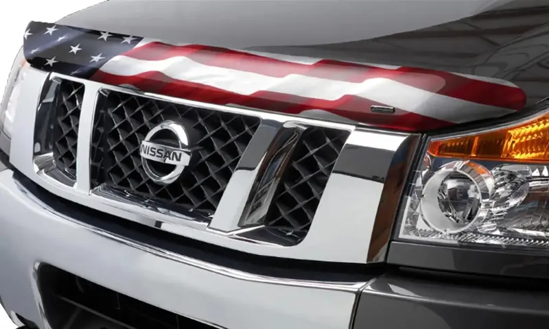 Stampede Vigilante Hood Protector – Premium American Flag Design (Model 2418-41) 1