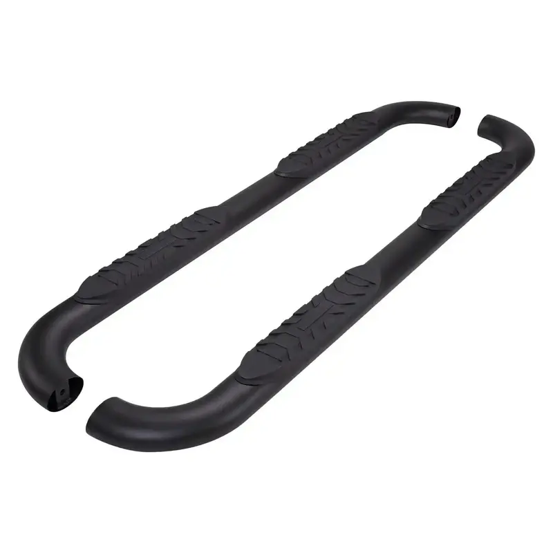 Trailfx A1010B Oval Step Bars – Powder-Coated Titanium Black, Welded Mild Steel, Fits Crew Cab Pickups 1