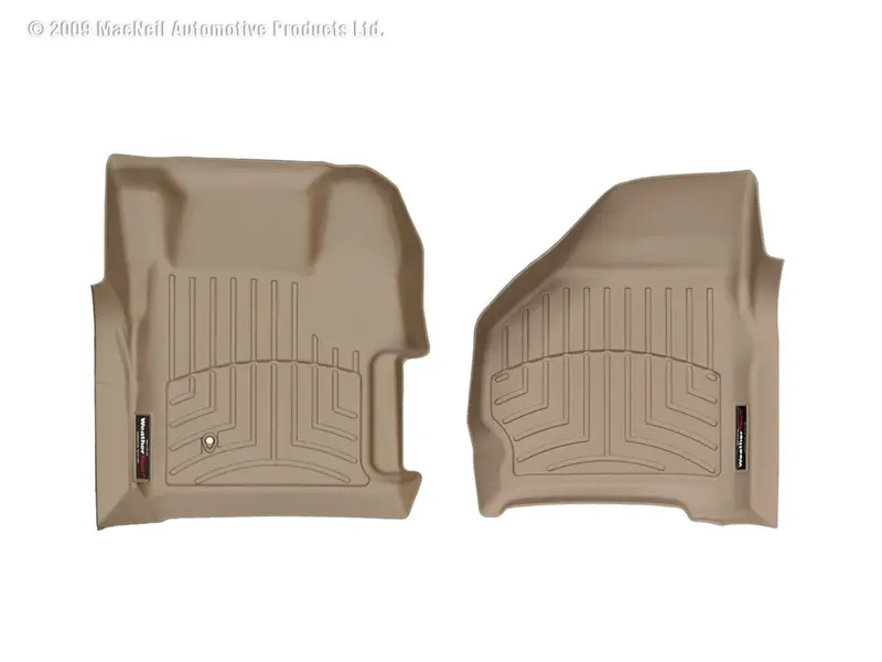 Weathertech 451251 Digitalfit Tan Floor Liners – Precision-Cut Front Row Interior Protection 1